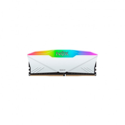 Модуль пам'яті для комп'ютера DDR4 16GB (2x8GB) 3200 MHz NOX RGB White Apacer (AH4U16G32C28YNWAA-2)