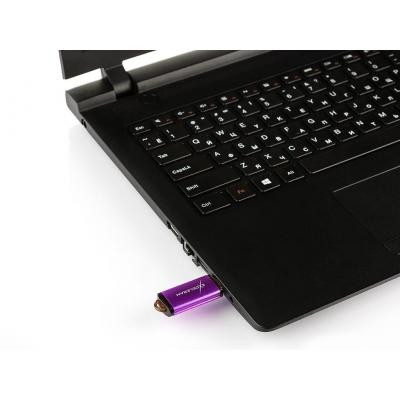 USB флеш накопичувач eXceleram 32GB A3 Series Purple USB 2.0 (EXA3U2PU32)