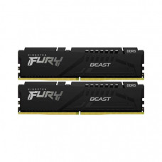 Модуль пам'яті для комп'ютера DDR5 32GB (2x16GB) 6000 MHz Fury Beast Black Kingston Fury (ex.HyperX) (KF560C36BBE2K2-32)