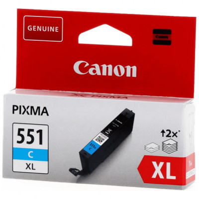Картридж Canon CLI-551XL Cyan 11 ml (6444B001)
