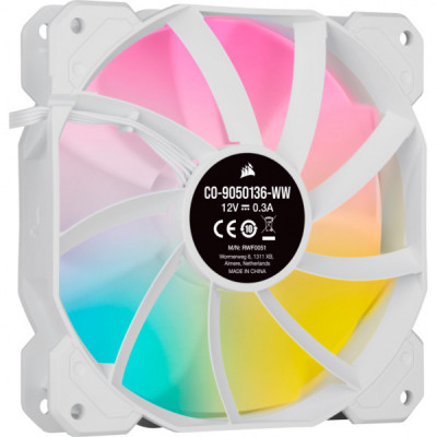 Кулер до корпусу Corsair SP120 RGB ELITE White (CO-9050137-WW)