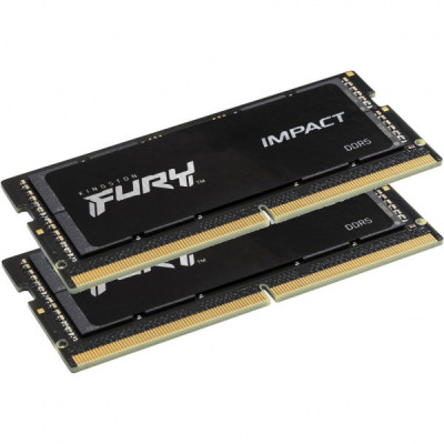 Модуль пам'яті для ноутбука SoDIMM DDR5 32GB (2x16GB) 4800 MHz Kingston Fury (ex.HyperX) (KF548S38IBK2-32)