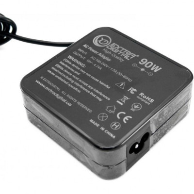 Блок живлення до ноутбуку Extradigital HP 19V, 4.74A, 90W (7.4x5.0) High Quality (PSH3885)