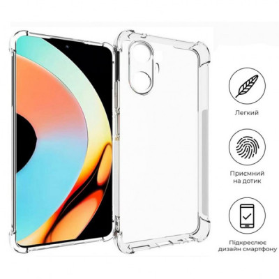 Чохол до мобільного телефона BeCover Anti-Shock Realme 10 Pro Plus 5G Clear (709333)