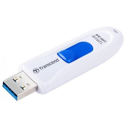 USB флеш накопичувач Transcend 128GB JetFlash 790 White USB 3.0 (TS128GJF790W)