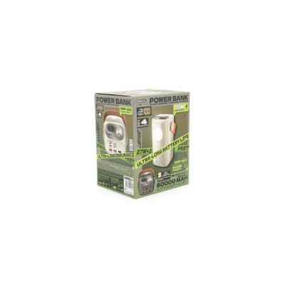 Батарея універсальна Remax 60000mAh, PD, QC/27W+22.5W, Gray (RPP-123)