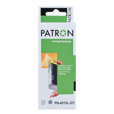 Картридж Patron CANON CLI-451XLGY (PN-451XLGY) GREY (CI-CAN-CLI-451-GY-PN)