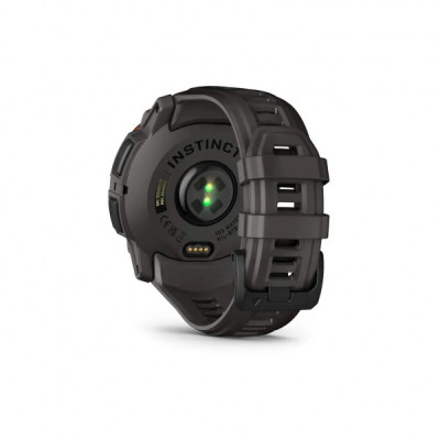 Смарт-годинник Garmin Instinct 3, 50mm, Solar, Black Bezel with Charcoal Band, GPS смарт-годинник (010-02935-00)