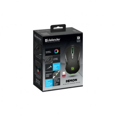 Мишка Defender Demon GM534 Wireless Black (52534)