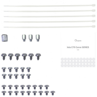 Корпус для ПК OCYPUS IOTA C70 WH CURVE ARGB DIGITAL (IOTA-C70-WHD400CD-GL)