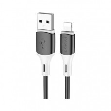 Дата кабель USB 2.0 AM to Lightning 1.0m BX79 3A Black BOROFONE (BX79LB)