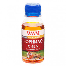 Чорнило WWM Canon CL-441/CL-446/CLI-451Y 100г Yellow Water-soluble (C45/Y-2)