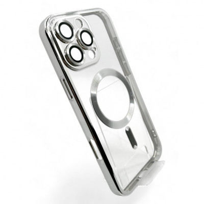 Чохол до мобільного телефона BeCover TPU Chrome Case (MagSafe) для Apple iPhone 16 Pro Max Silver (712088)