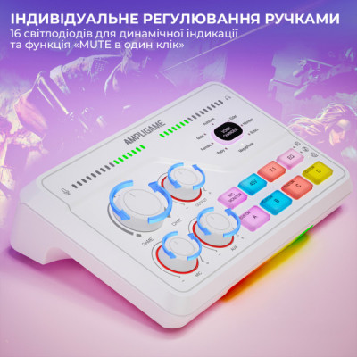 Мікшерний пульт Fifine SC8W White (SC8W)