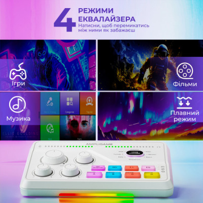 Мікшерний пульт Fifine SC8W White (SC8W)