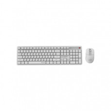 Комплект Gembird Silent Key Pro Business Wireless White (KBS-WMS-01-W-CYRL)