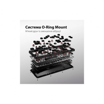 Клавіатура HyperX Origins 2 1800 HX Red USB UA Black (B4QS4AA)