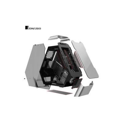 Корпус для ПК JONSBO Корпус JONSBO TR03-G Silver (TR03-G Silver)