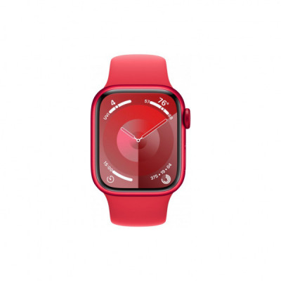 Смарт-годинник Apple Watch Series 9 GPS 41mm (PRODUCT)RED Aluminium Case with (PRODUCT)RED Sport Band - S/M (MRXG3QP/A)