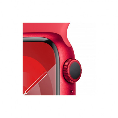 Смарт-годинник Apple Watch Series 9 GPS 41mm (PRODUCT)RED Aluminium Case with (PRODUCT)RED Sport Band - S/M (MRXG3QP/A)