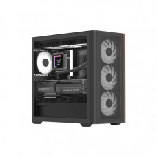 Корпус AeroCool D301A-G-BK-v2 Black (ACCS-DS03043.11)
