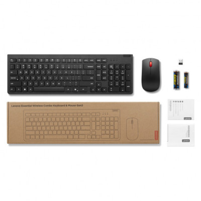 Комплект Lenovo Essential Wireless Combo Gen2 AI UA Black (4X31R64454)