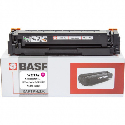 Картридж BASF HP CLJ M255, MFP M282/M283 W2213A Magenta, without chip (BASF-KT-W2213A-WOC)