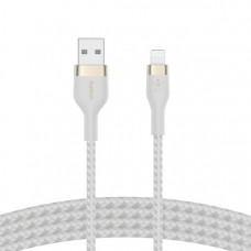 Дата кабель USB 2.0 AM to Lightning 1.0m white Belkin (CAA010BT1MWH)