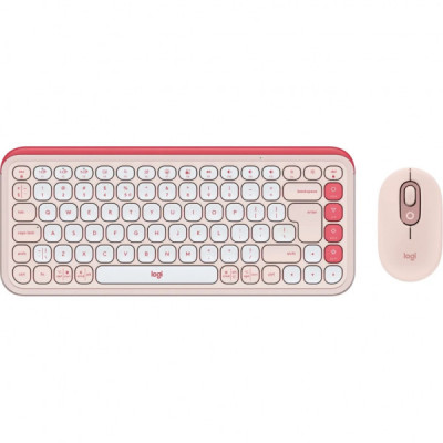 Комплект Logitech POP Icon Combo Bluetooth UA Rose (920-013142)