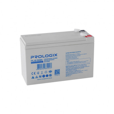 Батарея до ДБЖ Prologix 12V-9Ah GEL (PL12-9GEL)