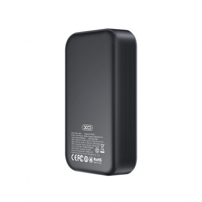 Батарея універсальна XO 10000mAh, PD/30W, QC/22.5W, PPS/33W, black (PR232_Black)