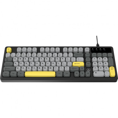 Клавіатура Ajazz AF98 USB UA Black/Grey/Yellow (AF98-BGY)