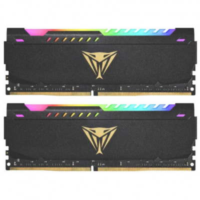 Модуль пам'яті для комп'ютера DDR4 32GB (2x16GB) 3600 MHz Viper Steel RGB Patriot (PVSR432G320C8K)