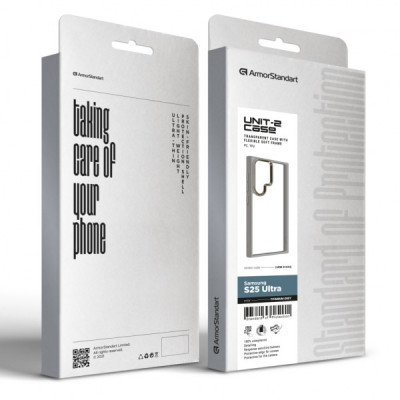 Чохол до мобільного телефона Armorstandart UNIT2 Samsung S25 Ultra Titanium Grey (ARM81844)
