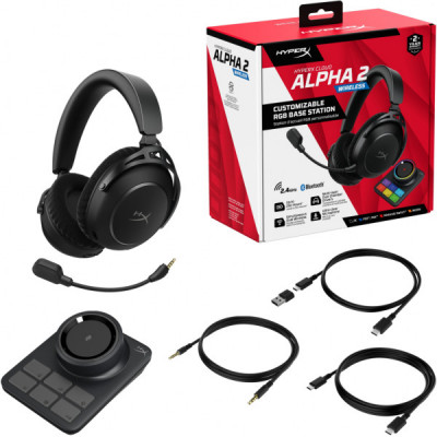 Навушники HyperX Cloud Alpha 2 Wireless Black (AJ5C7AA) Навушники HyperX Cloud Alpha 2 Wireless Black (AJ5C7AA)