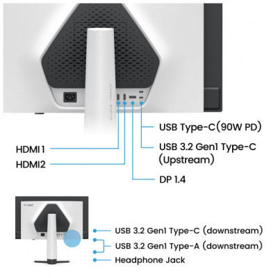 Монітор BenQ EX271UZ White Монітор BenQ EX271UZ White