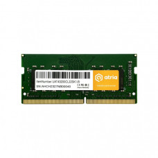Модуль пам'яті для ноутбука SoDIMM DDR4 8GB 3200 MHz ATRIA (UAT43200CL22SK1/8)