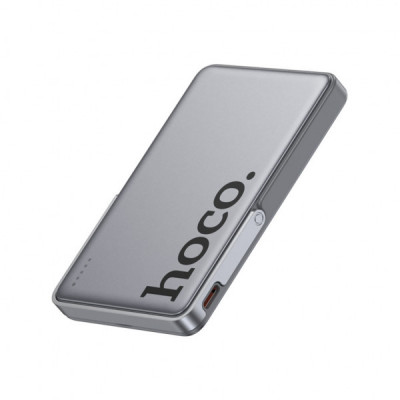 Батарея універсальна HOCO 5000mAh Sunlight PD/20W Magnetic Metal Grey (Q36 / 714986)