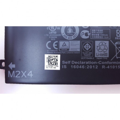 Акумулятор до ноутбука Dell XPS 15-9550 (long) 4GVGH, 84Wh (7260mAh), 6cell, 11.4V, Li-i (A47245)