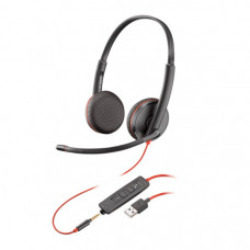 Навушники Poly BlackWire C3225 USB-A HS Stereo Black (80S11AA)