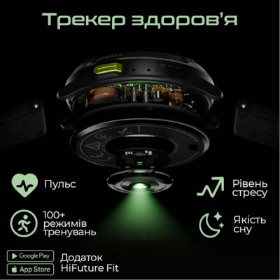 Смарт-годинник HiFuture mix 3 black (mix3.black)