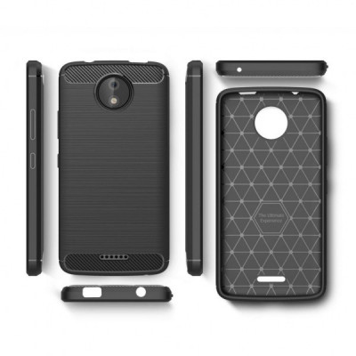 Чохол до мобільного телефона для Motorola Moto Z Carbon Fiber (Black) Laudtec (LT-MMZB)