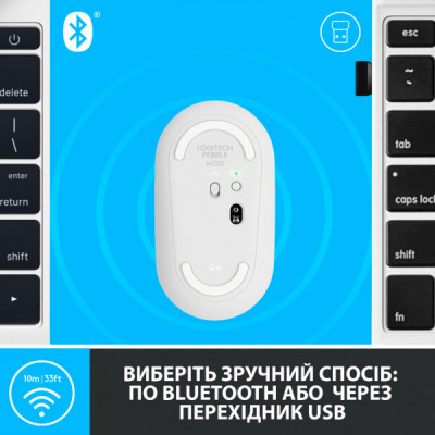 Мишка Logitech M350 Wireless White (910-005716)