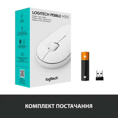 Мишка Logitech M350 Wireless White (910-005716)