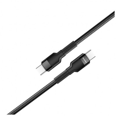 Дата кабель ColorWay USB-C to USB-C 0.3m 3А black (CW-CBPDCC054-BK)