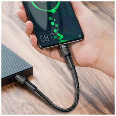 Дата кабель ColorWay USB-C to USB-C 0.3m 3А black (CW-CBPDCC054-BK)