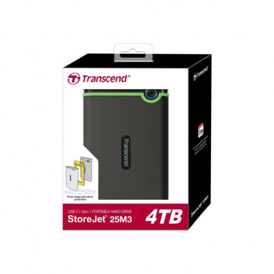 Зовнішній жорсткий диск 2.5" 4TB Transcend (TS4TSJ25M3S)