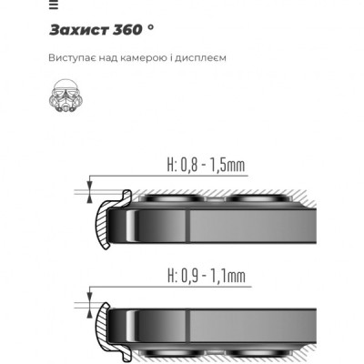 Чохол до мобільного телефона Armorstandart ICON Case Samsung A24 4G (A245) Black (ARM68001)