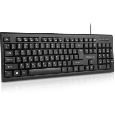 Клавіатура REAL-EL RK-507 USB Black (EL123100050)
