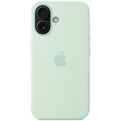 Чохол до мобільного телефона Apple iPhone 16 Silicone Case with MagSafe - Aquamarine,Model A3313 (MDGP4ZM/A)